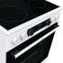 Электрическая плита Gorenje GEC6C40WD,  стеклокерамика,  без крышки,  белый