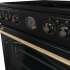 Электрическая плита Gorenje GECS6B71CLB,  стеклокерамика,  инфракрасная,  без крышки,  черный