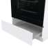 Электрическая плита Gorenje GECS6C70WC,  стеклокерамика,  без крышки,  белый/черный