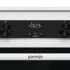 Электрическая плита Gorenje GECS6C70WC,  стеклокерамика,  без крышки,  белый/черный