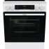 Электрическая плита Gorenje GECS6C70WC,  стеклокерамика,  без крышки,  белый/черный