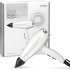 Фен BABYLISS 6704WE, 2000Вт, белый и серебристый