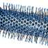 Фен-щетка BABYLISS PRO Blue Lightning, 700Вт, синий