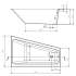 Cersanit Crea 150x75 см