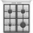 Газовая плита Gorenje GK5C42WF-B,  электрическая духовка,  металлическая крышка,  чугун, белый
