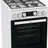 Газовая плита Gorenje GK5C42WF-B,  электрическая духовка,  металлическая крышка,  чугун, белый