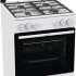 Газовая плита Gorenje GK6A20WF,  электрическая духовка,  стеклянная крышка,  чугун, белый