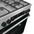 Газовая плита Gorenje GKS6C72XF,  электрическая духовка,  стеклянная крышка,  чугун, нержавеющая сталь