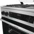 Газовая плита Gorenje GKS6C72XF,  электрическая духовка,  стеклянная крышка,  чугун, нержавеющая сталь