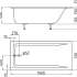Aquastone Arma 150x70 см