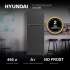 Холодильник двухкамерный Hyundai CT5046FDX Total No Frost, черная сталь