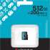 Карта памяти microSDXC UHS-I Kingston Canvas Go! Plus 512 ГБ, 200 МБ/с, Class 10, SDCG4/512GBSP,  1 шт., без адаптера