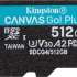 Карта памяти microSDXC UHS-I Kingston Canvas Go! Plus 512 ГБ, 200 МБ/с, Class 10, SDCG4/512GBSP,  1 шт., без адаптера