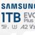 Карта памяти microSDXC UHS-I U3 Samsung EVO Plus 1024 ГБ, 160 МБ/с, Class 10, MB-MC1T0SA,  1 шт., переходник SD