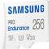 Карта памяти microSDXC UHS-I U3 Samsung PRO Endurance 256 ГБ, 100 МБ/с, Class 10, MB-MJ256KA,  1 шт., переходник SD