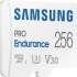 Карта памяти microSDXC UHS-I U3 Samsung PRO Endurance 256 ГБ, 100 МБ/с, Class 10, MB-MJ256KA,  1 шт., переходник SD