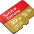 Карта памяти microSDXC UHS-I U3 Sandisk Extreme 512 ГБ, 190 МБ/с, Class 10, SDSQXAV-512G-GN6MN,  1 шт., переходник SD