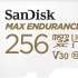 Карта памяти microSDXC UHS-I U3 Sandisk Max Endurance 256 ГБ, 100 МБ/с, Class 10, SDSQQVR-256G-GN6IA,  1 шт., переходник SD