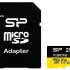 Карта памяти microSDXC UHS-I U3 Silicon Power Inspire 256 ГБ, 170 МБ/с, Class 10, SP256GBSTXLA2V1NSP,  1 шт., с адаптером