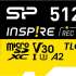 Карта памяти microSDXC UHS-I U3 Silicon Power Inspire 512 ГБ, 170 МБ/с, Class 10, SP512GBSTXLA2V1N,  1 шт., без адаптера