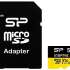 Карта памяти microSDXC UHS-I U3 Silicon Power Inspire 512 ГБ, 170 МБ/с, Class 10, SP512GBSTXLA2V1NSP,  1 шт., с адаптером