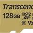 Карта памяти microSDXC UHS-I U3 Transcend 500S 128 ГБ, 95 МБ/с, Class 10, TS128GUSD500S,  1 шт., без адаптера