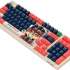 Клавиатура A4TECH Bloody AT98  Proxy Boom,  USB, бежевый + красный