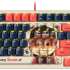 Клавиатура A4TECH Bloody AT98  Proxy Boom,  USB, бежевый + красный