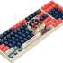 Клавиатура A4TECH Bloody AT98  Proxy Boom,  USB, бежевый + красный