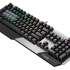 Клавиатура A4TECH Bloody B865N,  USB, серый + черный