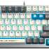 Клавиатура A4TECH Bloody S98 Pixels Blue,  USB, серый бежевый