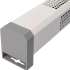 Конвектор Ballu Plinth Compact BEC/PLC-100-400,  400Вт,  с терморегулятором, белый