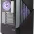 Корпус ATX HIPER CC BG, Midi-Tower, без БП,  черный