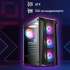 Корпус ATX Oklick OCC-MD302, Midi-Tower, без БП,  черный