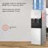 Кулер StarWind SW-1003EW, напольный, электронный, «push» - кран, белый/черный