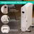 Масляный радиатор Timberk Home Intellect T-OR2009-F10E-WF, 2000Вт, 9 секций, 3 режима, белый