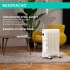 Масляный радиатор Timberk Home Intellect T-OR2009-F10E-WF, 2000Вт, 9 секций, 3 режима, белый
