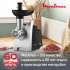 Мясорубка MOULINEX ME108832,  черный / серебристый