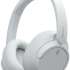 Наушники Sony WH-CH720N, Bluetooth/3.5 мм, накладные, белый