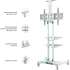 Подставка для телевизора ONKRON TS1881, 50-86", напольный, мобильный,  черный