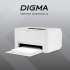 Принтер лазерный Digma DHP-2401W черно-белая печать, A4, цвет белый