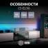 Проектор Cactus CS-E2.SG,  черный,  Wi-Fi