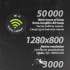 Проектор Cactus CS-PRO.09B.WXGA-W,  черный,  Wi-Fi