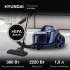 Пылесос Hyundai HYV-C3955, 2220Вт, фиолетовый/черный
