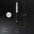 Ручка перьев. Parker 51 Core (2123491) Black CT F ст.нерж. подар.кор.