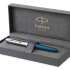 Ручка перьев. Parker 51 Core (CW2123506) Teal Blue CT F ст.нерж. подар.кор.