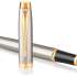 Ручка перьев. Parker IM Core F321 (1931649) Brushed Metal GT F ст.нерж. подар.кор.