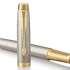 Ручка перьев. Parker IM Premium F323 (CW1931684) Grey GT F ст.нерж. подар.кор.