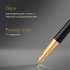 Ручка перьев. Parker Ingenuity Core F570 (2182005) Black GT F ст.нерж. подар.кор.