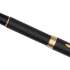 Ручка перьев. Parker Sonnet Core F528 (1931516) Matte Black GT F ст.нерж. подар.кор.